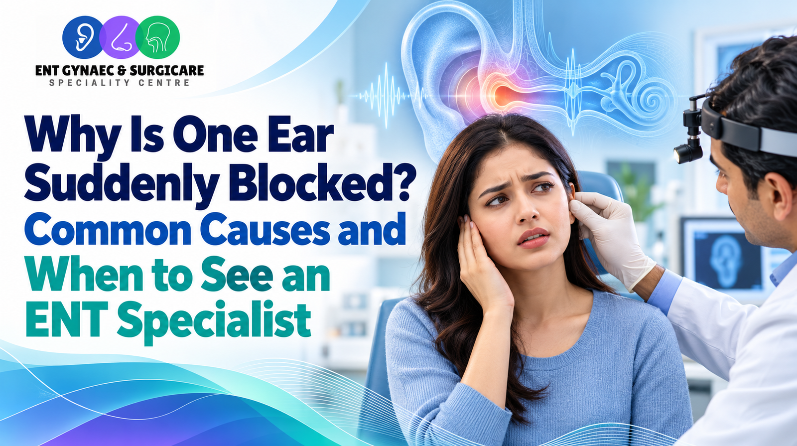 Why Is One Ear Suddenly Blocked? Common Causes and When to See an ENT Specialist